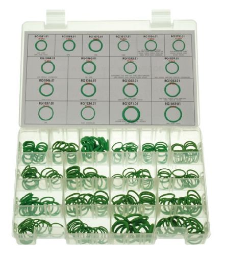 Slika AC HNBR O-RING SET RK1001 360 KOM ZELENI ERRECOM